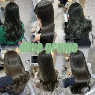 ロング カラー 髪質改善/韓国ヘア レイヤー/新宿/ロミのヘアスタイル