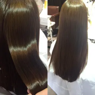 ロング カラー CHAINON 近鉄奈良店のヘアスタイル