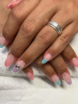 ネイル rukianail 新里のネイルデザイン