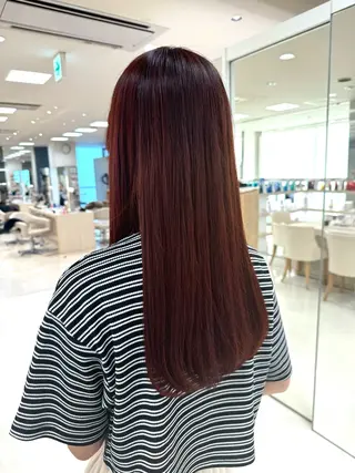 カラー 髪質改善/縮毛矯正/ 暖色カラー💫のヘアスタイル