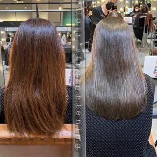 ロング 髪質改善ストレート Kantaのヘアスタイル