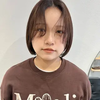 ショート カラー 🍊暖色×顔周り 🍊cocoroのヘアスタイル