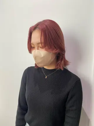 ミディアム カラー CURIO/南船場 /RIN💈🍎のヘアスタイル