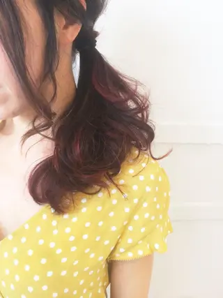 ロング カラー ヘアアレンジ 🍀ナガヤマ ヒデアキ🍀のヘアスタイル