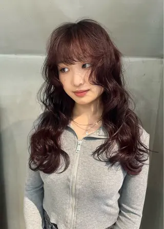 ロング カラー ヘアアレンジ mizuki /骨格似合わせのヘアスタイル