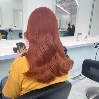 ロング カラー ヘアアレンジ NANA🥀韓国ヘア /レイヤー/暖色🥀のヘアスタイル