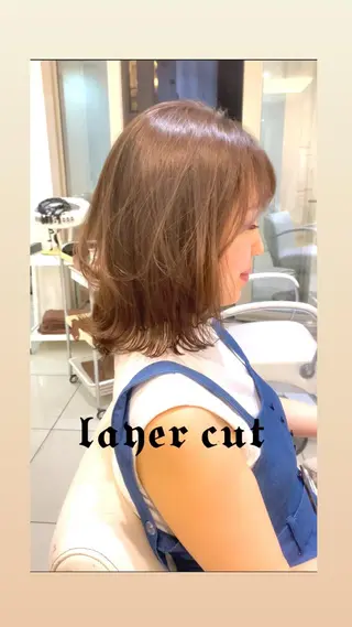 ミディアム 新宿/韓国レイヤー/ 顔まわり/メンズヘアのヘアスタイル