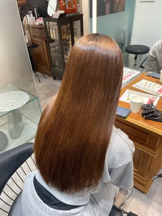 ロング Lond re Maison所属・骨格補正カット／艶 カラー🌸さくら🌸のヘアスタイル