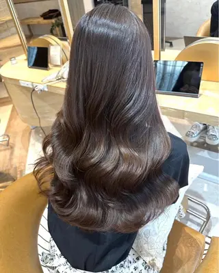 ロング ブリーチなし/ 透明感カラー/松沢のヘアスタイル