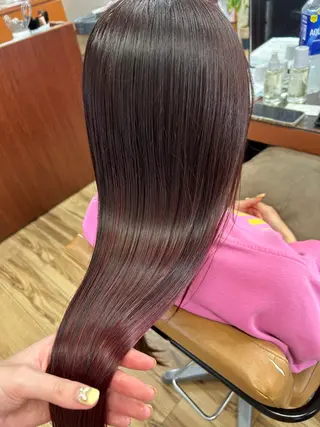 ロング 榮 百合香のヘアスタイル