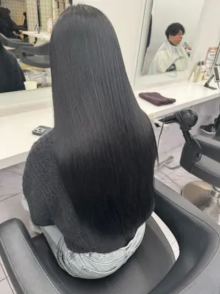 ロング 艶カラー美髪縮毛矯正 /髪質改善✨️ユウキのヘアスタイル