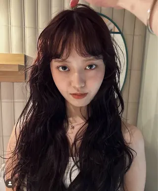 セミロング カラー sano rikitoのヘアスタイル