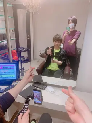 ミディアム ✨上村 潤平✨メンズヘア✨のヘアスタイル