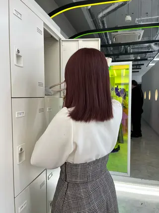 セミロング カラー ヘアアレンジ 愛されカラー🩷 はるなのヘアスタイル