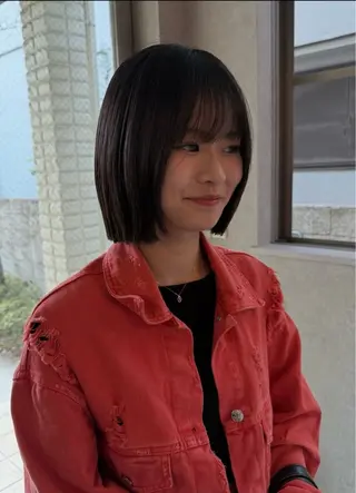 ショート ere 代々木公園所属・みほ/ニュアンス/ モード/艶カラーのヘアスタイル