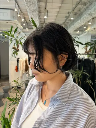 ミディアム パーマ ANY/須田 麻人/ハードパーマのヘアスタイル