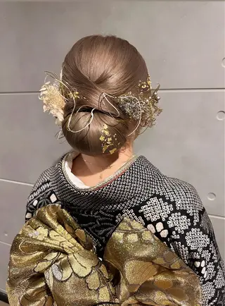 ロング ヘアアレンジ 吉野 華乃のヘアスタイル