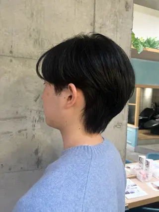 ショート メンズ rina似合わせ レイヤー韓国カラーのヘアスタイル