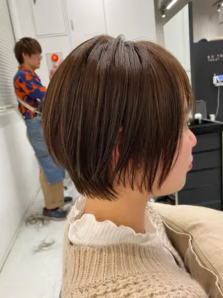 ショート カラー 似合わせ専門美容師 なかじまのヘアスタイル