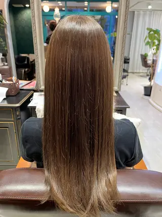 ロング カラー レイヤー/透明感/髪 質改善/メンズ/佐藤のヘアスタイル