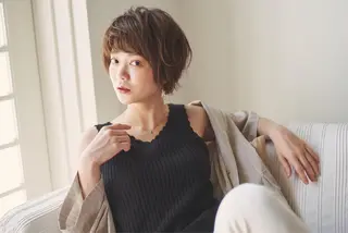 ショート カラー パーマ ヘアアレンジ マツエク・マツパ 💎耳ツボジュエリー ×銀座美容室💎のヘアスタイル