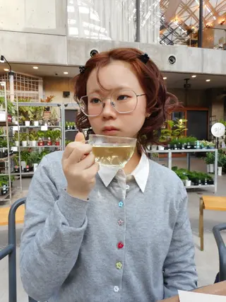 ミディアム カラー マイ/カットモデル /暖色カラーのヘアスタイル