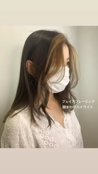 ミディアム カラー SALOWIN神戸三宮店所属・【美髪を叶える】中谷 彰宏（アキ)のヘアスタイル