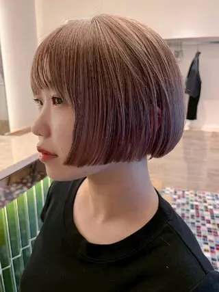 カラー ミディアム LYLICK所属・ケアブリーチ特化 same 🦈のヘアスタイル