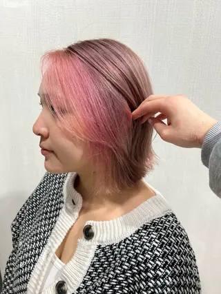 カラー 本田 歩のヘアスタイル