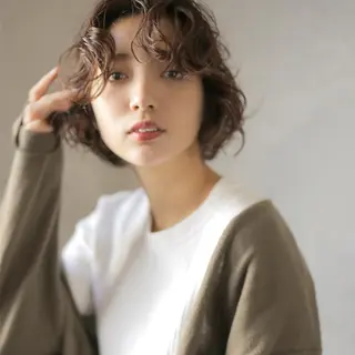 ショート パーマ 下北沢 soiのヘアスタイル