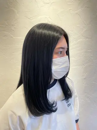 ロング 蓮沼 今日子のヘアスタイル