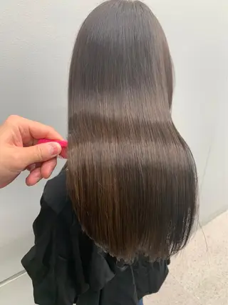 セミロング 小顔カット✨ 透明感カラー/村上のヘアスタイル