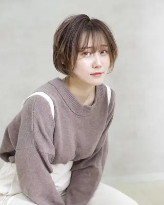 ミディアム カラー パーマ ヘアアレンジ メンズ キッズ マツエク・マツパ sara 荒井店のヘアスタイル