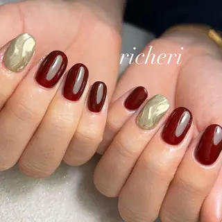 ミディアム ネイル richeri beautyのネイルデザイン