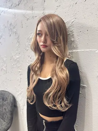 ミディアム カラー 🪡プルエクステ🪡 カラエク評価◎ユウゴのヘアスタイル