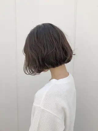 ショート カラー ノグチ ユウキ/ボブのヘアスタイル