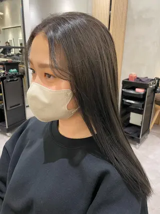 ロング カラー ヘアアレンジ レイヤー縮毛矯正 ささきすずね💗のヘアスタイル