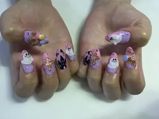 ネイル 💎🐰 saki. m 🐰💎のネイルデザイン