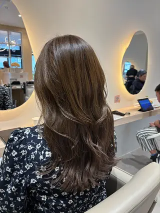 ロング カラー レイヤー/透明感/髪 質改善/メンズ/佐藤のヘアスタイル