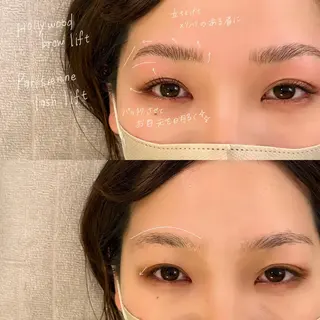 マツエク・マツパ アイブロウ GO TODAY SHAiRE SALON Vellmie店所属・吉祥寺kasumi 🌛eye/browのマツエク・マツパデザイン