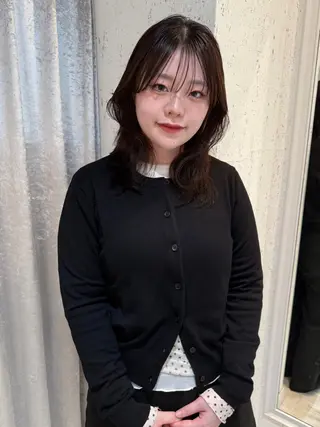 ミディアム カラー mai / linoah˚✧のヘアスタイル