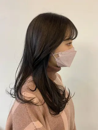 ロング カラー ainico.所属・明治神宮前 NANAMIのヘアスタイル