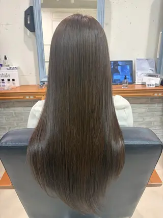 カラー 透明感カラー🎀／ 寒色カラー／マツエクのヘアスタイル