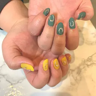 ネイル 岸本 みなみのネイルデザイン