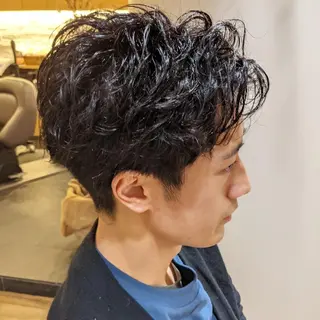 パーマ メンズ kaminote所属・マエハラ ナナのヘアスタイル