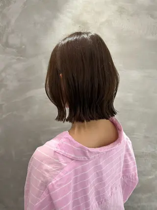 ミディアム 透明感カラー/メンズ /ボブKanna🪄のヘアスタイル