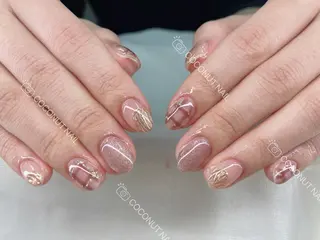 ネイル 神田 ココナッツのネイルデザイン