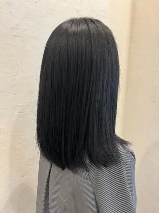 セミロング 阿部 翔一郎/暖色系カラーのヘアスタイル