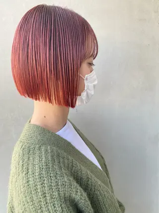 ショート カラー SLAY.所属・早川 裕太のヘアスタイル