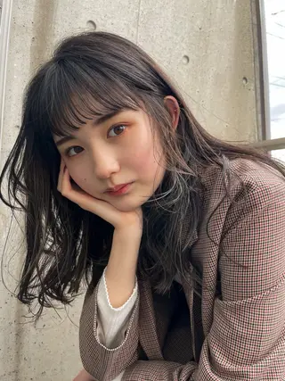 セミロング カラー E難波店 代表 Koheiのヘアスタイル